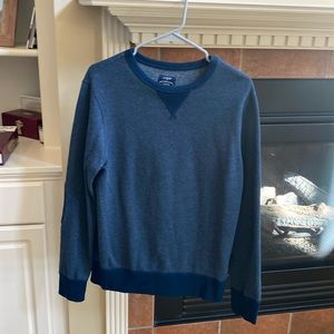 Men’s blue J Crew sweatshirt